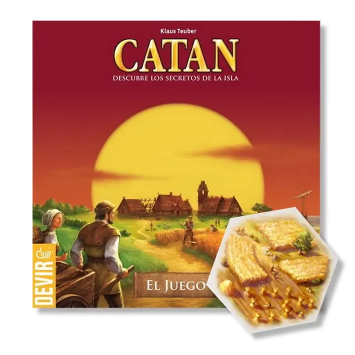 Devir Juego de Mesa Clásico Catan - Coloniza la Isla y Crea Tu Estrategia - 1