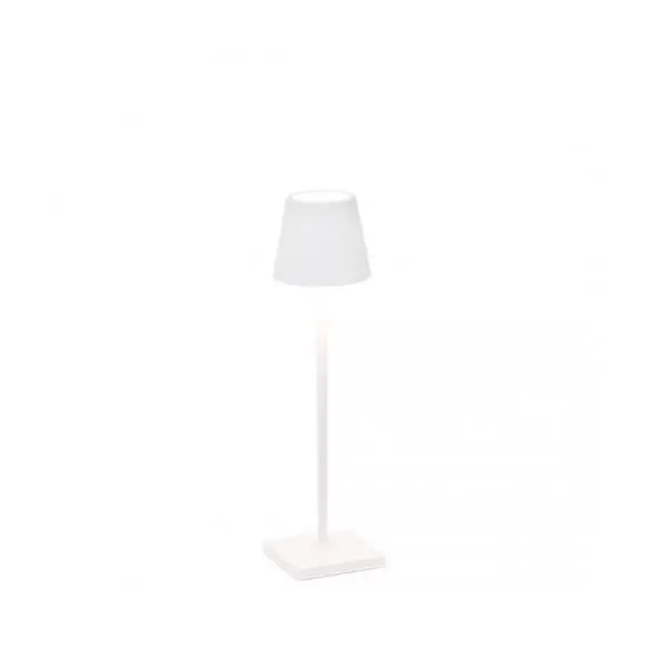Azafrán Poldina Pro Micro blanco mate-Led lámpara de mesa H27.5cm - 1