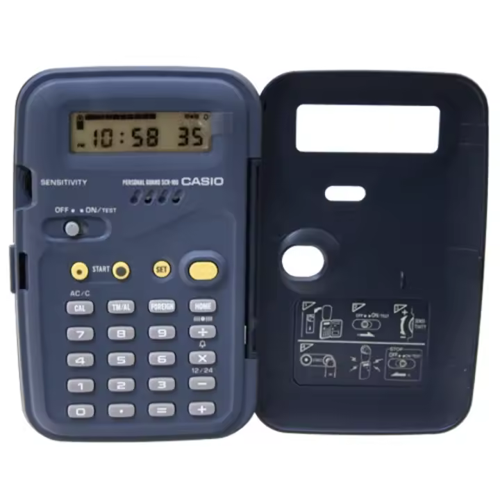 Calculadora Casio Scr-100 Calculadora Con Reloj Y Alarma Segurid - 1