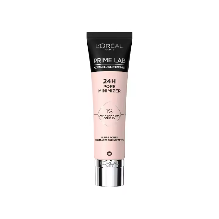 L'Oréal Paris | Primer Lab Pore Minimizer - Prebase minimadora de poros. Alarga la duración del maquillaje y reduce el efecto graso de la piel dia a dia - 1