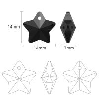 20Pcs Pendantes De Estrella 14mm Con Cuentas De Vidrio Austríaco Pentágonos Para Creación De Joyería DIY Joyas Para Mujeres Collar Y Pendientes - details 1
