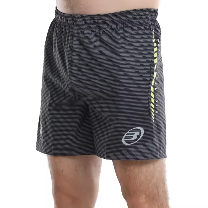 Pantalón Corto Bullpadel Liego Negro - Elegir Talla - 1