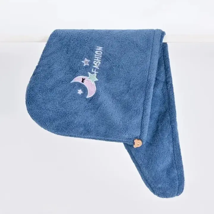 Bandeja De Cabello Super Absorbente Para Secado Rápido 1 Pieza Toalla De Cabeza Suave Para Baño Para Mujeres Y Niñas Bonnet De Secado De Cabello - 1