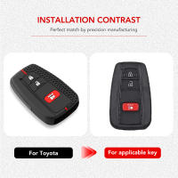 Funda De Llave De Coche Protector De Silicona Para Toyota Rav4 Corolla Camry Avalon Accesorios Para Coche Material De Gel De Silicio - details 3