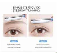 Cepillo De Cejas De Acero Inoxidable 5PCS Antideslizante Duradero Y Fácil De Usar Para Principiantes Con Mango Antirroto - details 1
