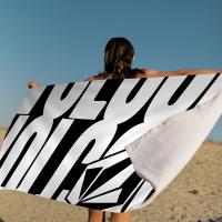 Toalla De Playa Microfibra Volcom Logo Quick Dry Toalla De Piscina Para Viajes Yoga Absorbente Y Suave Tamaño 76x182 Cm - details 1