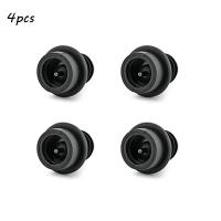 Tapa De Vino Con Bomba De Vacío Preservador De Bebidas De Silicona Negro Ecológico Aerator Para Botellas De Vino - details 3