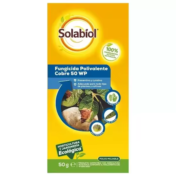 Solabiol Fungicida Polivalente Cobre Preventivo Curativo Agricultura Ecológica - 1