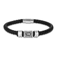Pulsera Vikinga Vintage Con Runas Para Hombres Y Mujeres Hecha a Mano En Cuero Con 24 Runas Nórdicas Pulsera Escandinava De Amuleto Para Parejas Regalos - details 10