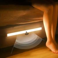 Luz De Armario Con Sensor De Movimiento Y Carga Inalámbrica LED Para Pasillo Cocina Armarios Estilo Moderno Blanco - details 0