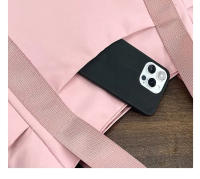 Bolso de mano de nailon de gran capacidad para mujer, bolsa de hombro de Color sólido para viaje, ocio Simple, para salir de mamá, novedad de 2024 - details 10