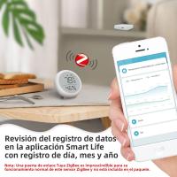Sensor De Temperatura Y Humedad Moes Con Pantalla LCD Control Remoto ZigBee Hub Gateway Tuya Smart Para El Hogar Inteligente - details 6