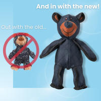 Juguetes de Oso irrumble para Perros, 2025 Nuevo Unbreak Bear, Unbrega Bear para masticadores agresivos-Oso indestructible para Perros - details 2