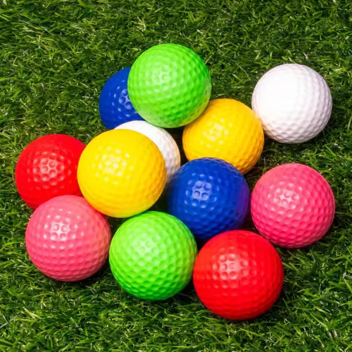 30Pcs Pack Pelotas De Golf De Plástico PE Juguete Para Practica En Casa Pelotas De Golf Para Principiantes - 1