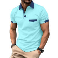 Camisa Polo Para Hombre Verano Manga Corta Color Sólido Transpirable Suave Con Bolsillos Estilo Casual Basic Ligera - details 7
