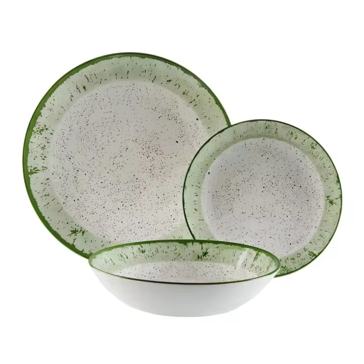Vajilla Versa Verde Porcelana 18 Piezas - 1