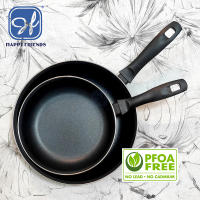 Juego de Sartenes Cocina Inducción Esmaltada | Revestimiento Antiadherente | Superficie Llana con Calentamiento Rápido y Uniforme | Modelos y Tamaño a Elegir Ø18/20/22/24/26/28/30cm | Libre de PFOA | Mango de Baquelita - Happy Friends - details 4