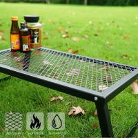 Parrilla portátil para barbacoa familiar - Estufa de carbón para barbacoa en acero inoxidable con parrilla enchapada - Senderismo, campamentos, viajes, picnics, cocina al aire libre - Almacenamiento plegable - details 0