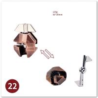 Juguete De Lógica Para Adultos Metálico De Aluminio 3D Juego De Desbloqueo De Cerraduras Laberinto Juguete De Resolución De Puzzles - details 8