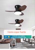 65cm/25.5inch Silencioso Luz Ventilador,Pequeño Luz Ventilador Techo with Mando a Distancia,3 LED light mode,6Velocidades - details 8