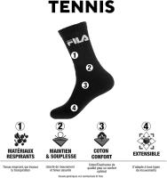 🧦 Calcetines FILA Skates 9505 35-38 PACK 3 Pares Comodidad y Estilo para Cada Paso 🏃‍♂️🏃‍♀️ - Calcetines deportivos- Calcetines Rizo- Calcetines Invierno- Calcetines altos- FILA 9505 para hombres y mujeres. - details 4