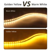 Tira De LED Flexible 5M 12V SMD 2835 120LED/M 240LED/M Azul Hielo Blanco Cálido Decoración De Hogar Luz De Raya 12 Voltios - details 3