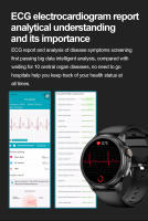Smartwatch ECG función ECG, 1,43 pulgadas ultra retina 466 * 466 pantalla táctil completa, llamada bluetooth, la medición no invasiva de glucosa, temperatura corporal, oxígeno en sangre, control de la presión, la formación respiratoria - details 6