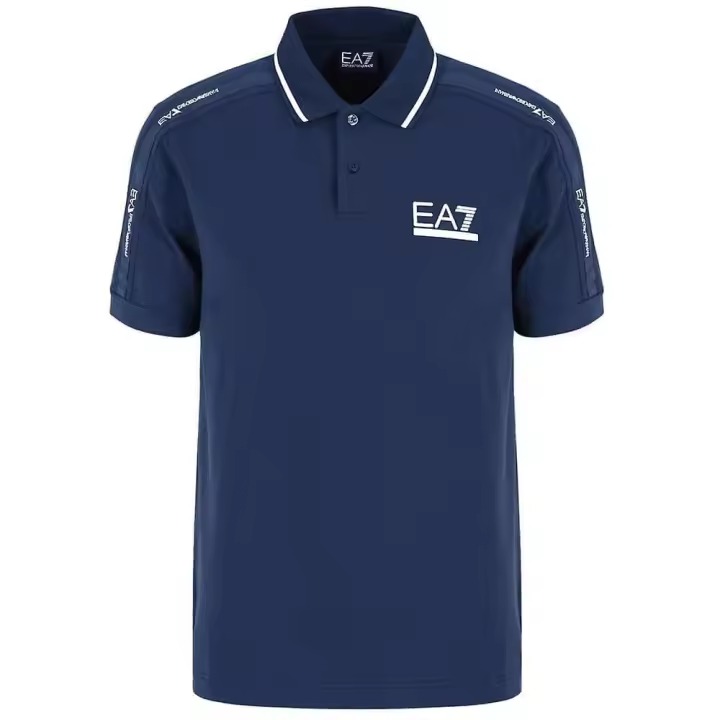 Polo Emporio Armani EA7 3DPF20 PJ03Z 1554 navy blue - 1
