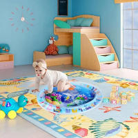 Juguetes Educativos Para Bebés Matriz De Juego Inflable De Agua Para Niños Y Niñas Regalo De Cumpleaños Actividad Divertida Para Tiempo En Pecho 0-6 Años - details 2