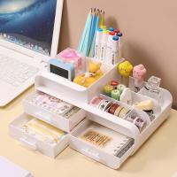 Organizador De Maquillaje Para Vestíbulo Grande Caja De Almacenamiento Para Cosméticos Con Cajones Para Mesita De Noche Baño Dormitorio - details 6
