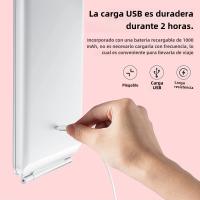 Espejo De Maquillaje Plegable Con 80 LEDs Ultra Delgado Pantalla Táctil Dimmer Recargable Por USB Portátil Para Viajes Y Maquillaje - details 2