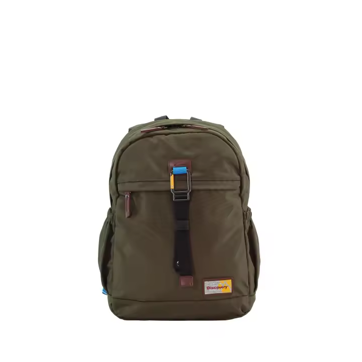 Mochila diaria DISCOVERY Icon en color verde Recycled Pet 16L - 1
