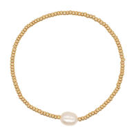 Pulsera De Perlas Naturales KKBEAD Para Mujer Con Plata Dorada Y Miyuki Pulseras Bohemia Joyería De Fiesta Aniversario Regalo - details 2