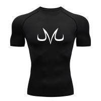 Camiseta De Compresión Para Hombre Fitness Workout Con Estampado De Anime Sport Típica De Gimnasio Secado Rápido Top Tee Verano - details 13