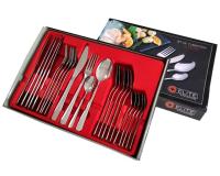 MAXHOME-Juego de 24 cubiertos de acero inoxidable,Juego De Cubiertos Para 6 Personas,Incluye Cuchillo,Cuchara,Tenedor,Cuchara de Postre - details 1