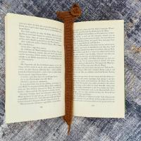 Marcadores De Libro De Crochet Perro Marrón Hermoso Marcador De Lectura Animal Tejido Accesorios Para Regalo Dachshund - details 8