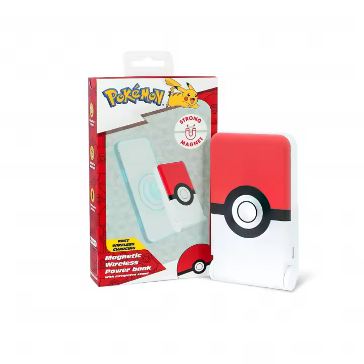 BATERÍA PORTATIL UNIVERSAL 5000 mAh MAGNETICA SIN CABLES MODELO POKÉBALL MAGSAFE POWER BANK OTL Technologies - 1