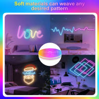 Luces De Neón RGB 5V Tira Flexible Impermeable De 1M 2M 3M 5M Con Control Remoto Bluetooth Para Decoración De Hogar - details 6