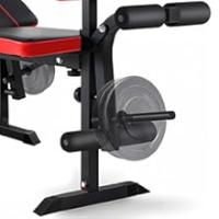 ManiBoom Banco Musculacion PLEGABLE y Ajustable, Gimnasio en Casa COMPLETO con Banco de Pesas MULTIFUNCIONAL, Soporte Barra Press Banca con Carga de Hasta 200KG, Banco de Abdominales Estable - details 8