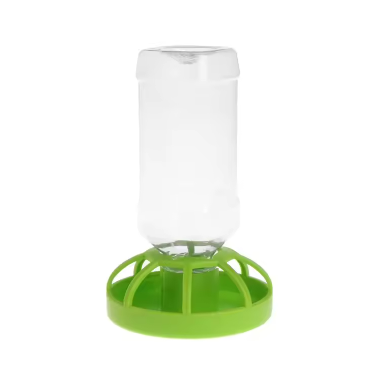 Dispensador De Agua Para Reptiles Alimento Tazón De Alimentación Para Lápidos Forma Redonda Botella De Agua Dispensador De Alimentación Para Reptiles - 1