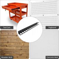 Organizador De Herramientas Para Destornilladores Y Pinzas Soporte De Muro En Negro Material De Acero Tamaño 4x4.5x40cm - details 13