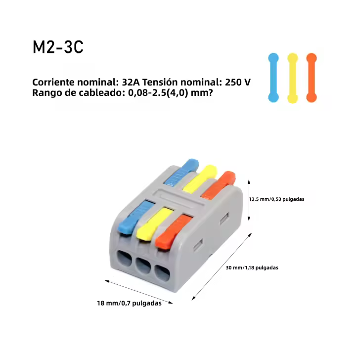 Conectores De Cable De Prensa Rápida Mini 10/50 PCS Universal Compactos Splitter Conductores Eléctricos Bloque Terminal Doméstico - 1