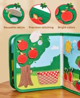 Juguete Sensorial De Montessori Para Niños Busy Board Con Historias De Animales De La Granja Juego Educativo Para El Desarrollo De Los Dedos Y Aprendizaje Preescolar Actividades De Viaje - details 6