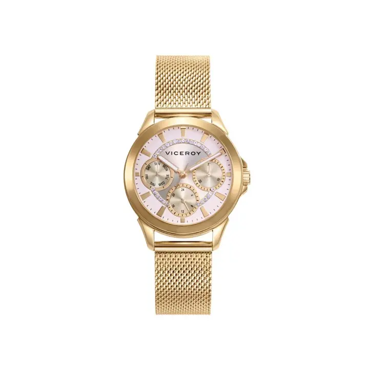 Viceroy CHIC 401196-97 Reloj de mujer - Acero ip dorado con malla - 1