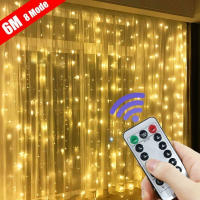 Guirnalda De Luces LED Para Ventanas 6x3M/3x3m Con Control Remoto Y Alimentación USB Decoración Navideña Para Hogar Y Jardín - details 0