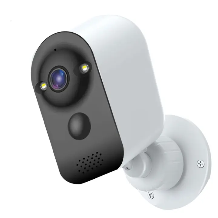 Cámara De Seguridad WiFi 5MP Con Detección De Movimiento Pir Audio Bidireccional Monitoreo IP Inteligente Para Hogar Batería Integrada Resistente Al Agua Y Al Clima - 1