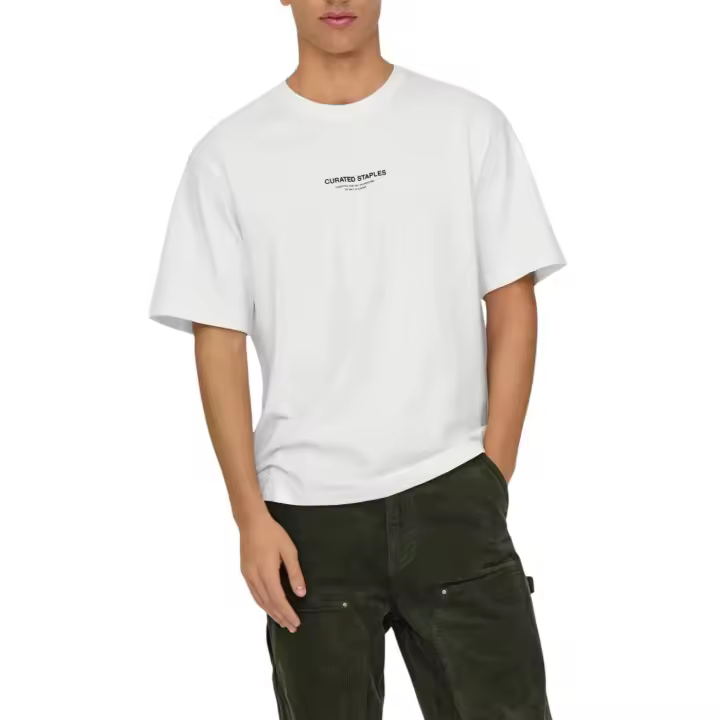 ONSCURATED RLX PRINT SS TEE NOOS Cloud Dancer - 1