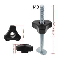 5 Pack Juego De Tornillos Y Tornillos De Trabilla Para Herramientas De Carpintería Universal Compatible Con Trabilla T-Track - details 3