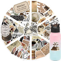 50pcs Pegatinas Góticas Oscuro Academia Anime Retro Para Laptop Cuaderno Teléfono Decoración Graffiti Resistente Al Agua - details 16