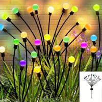 Lámpara De Vuelo De Mosca Solar Para Jardín IP65 Impermeable Con 6/8/10 Cabezas LED Iluminación De Camino Exterior Estrella Solar - details 3